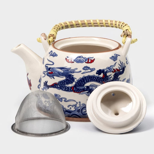 Чайник заварочный Синий дракон, 900 мл, с металлическим ситом - Simaland фото 2