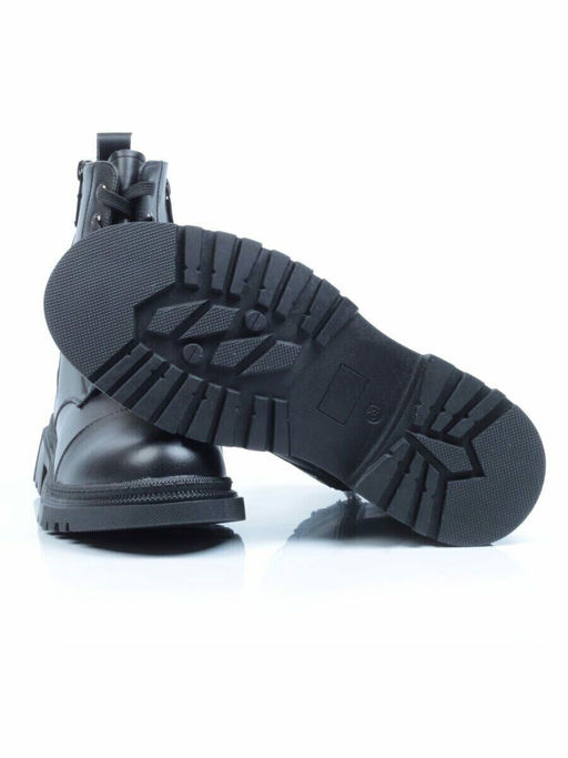 01-5257-1 BLACK Ботинки демисезонные (натуральная кожа, байка) - No name фото 15