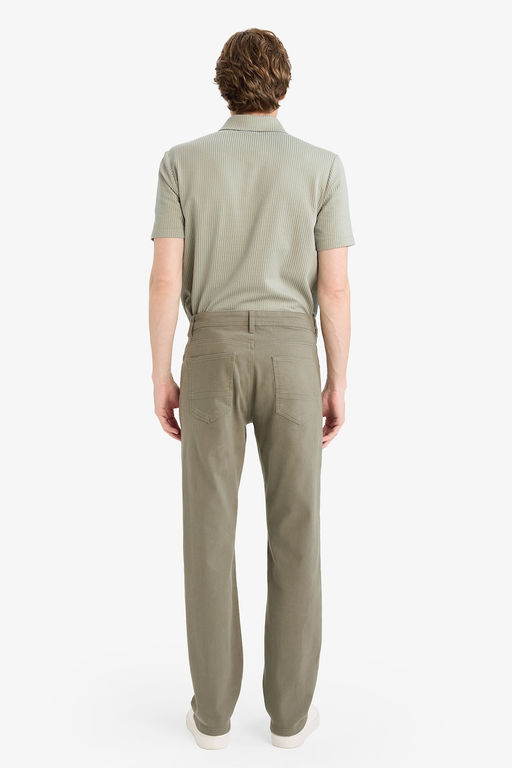 Regular Fit Chino Kanvas Pantolon - Defacto фото 5