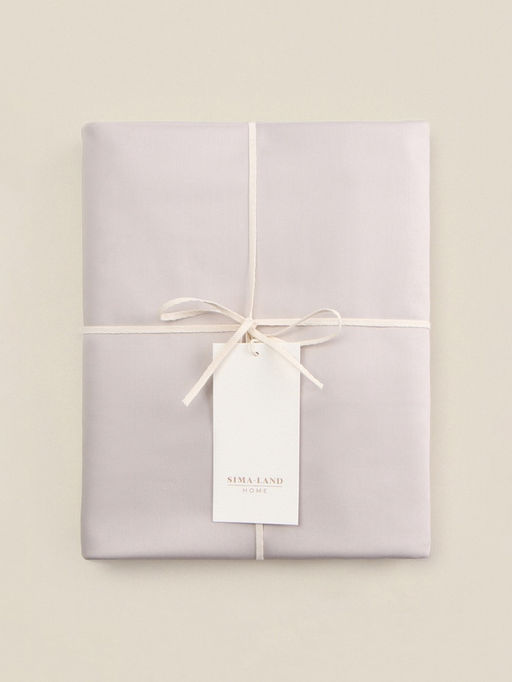 Простыня на резинке евро SL Home Steel, 200200+30 см, сатин - Sima-land home фото 4