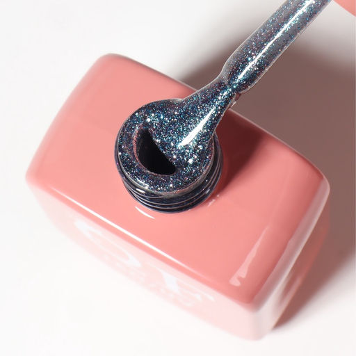 Гель лак для ногтей кошачий глаз, трехфазный, 10 мл, LED/UV, голубой (39)