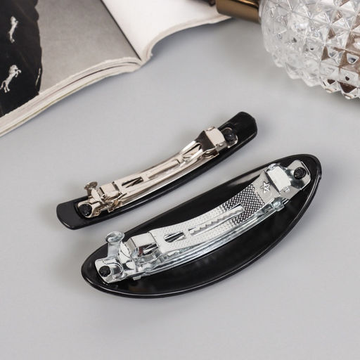 Цена за 2 шт. Заколка - автомат для волос «Звёздное небо», набор 2 шт., 9 см и 7.5 см