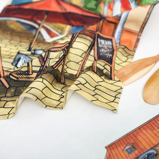 Полотенце Этель: Италия 40х73 см, 100% хлопок, саржа 190 гр/м  фото 6