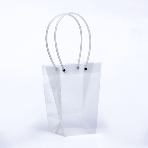 Цена за 10 шт. Сумка для цветов прозрачная влагостойкая, 17,5x10-10x10-20 см - UPAK LAND фото 2