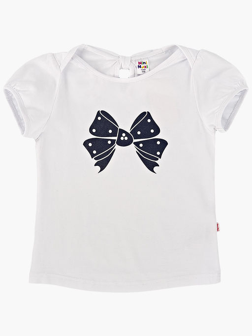 Футболка для девочки UD 0751 белый - Mini maxi фото 5