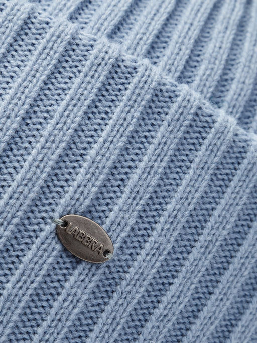 Шапка жен. шерсть+акр LB-A53014 denim