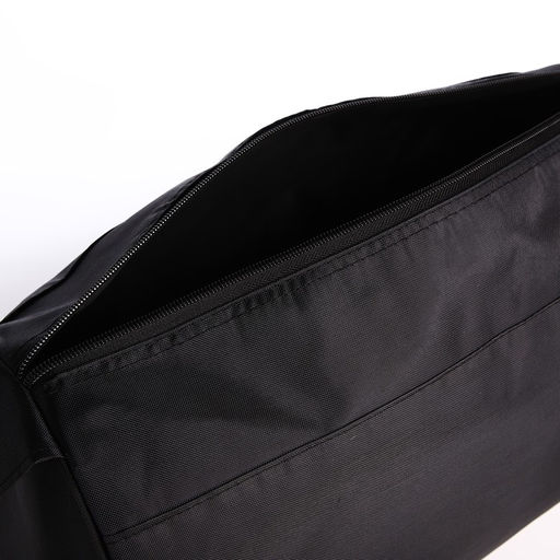 Сумка спортивная Never stop, 40х21х19 см, отдел на молнии, цвет чёрный - Nazamok фото 10