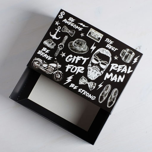 Коробка складная Gift for real man, 25 18 10 см - Дарите счастье фото 4