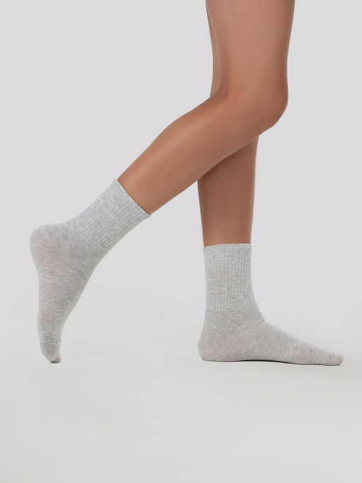 Цена за 5 пар! Носки детские серые