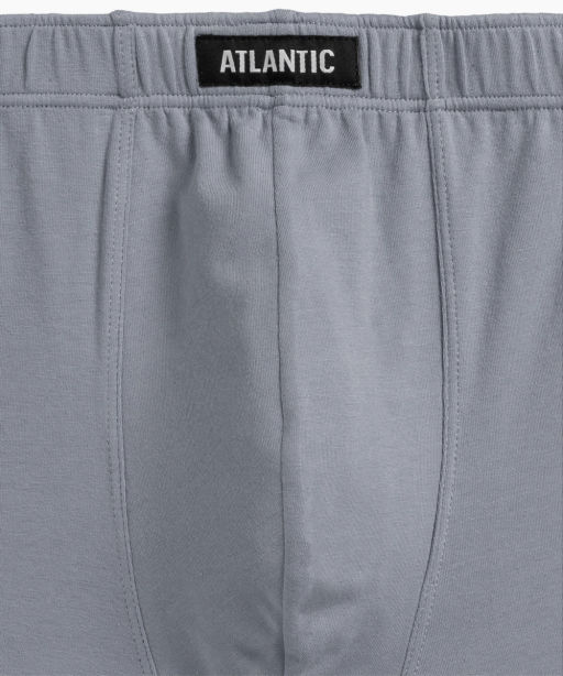 ATLANTIC 5SMH-002 Трусы шорты Solid Classic - набор 5 шт. серый + графитовый + черный + изумрудный + эспрессо  фото 5