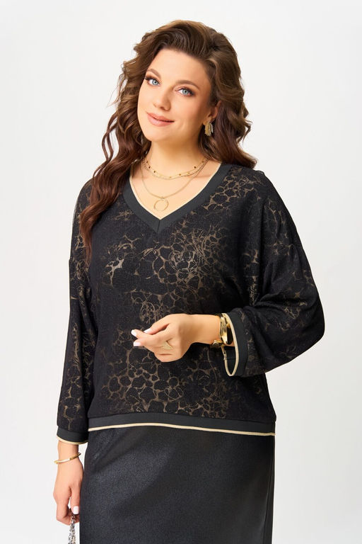 Костюм FITA 3151 черно-золотистый