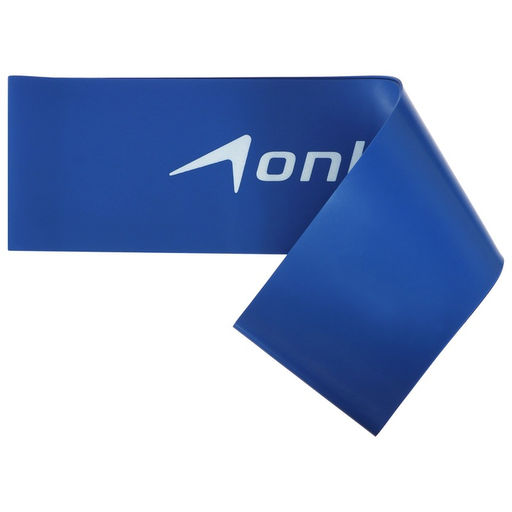 Фитнес-резинка ONLYTOP, 30.5×7.6×0.09 см, нагрузка 8 кг, цвет синий
