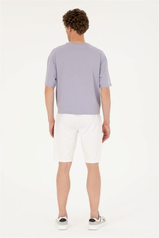 U. S. Polo Assn / Мужские трикотажные шорты цвета экрю - U.s. polo assn фото 4