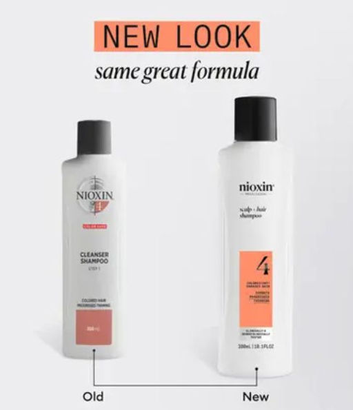 Шампунь Система 4 для окрашенных истонченных волос, 300 мл Nioxin фото 4