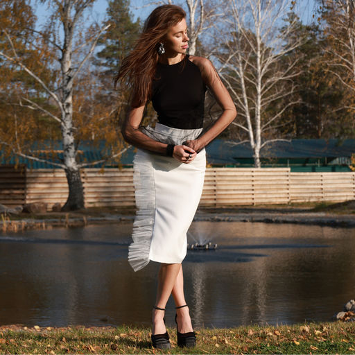 Боди женское MINAKU: PartyDress, чёрное, размер 42