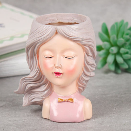 Кашпо 8,5х6х12 см Девушки / WN39 /уп 12/96/ цветное - Галеонтрейд фото 6