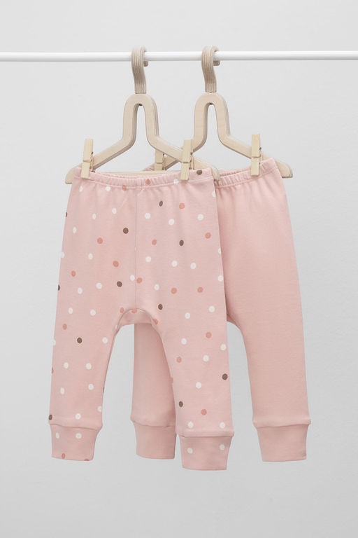 Crockid _ К 4718-2уп/дымчатая роза,цв.шарики брюки для дев  фото 6