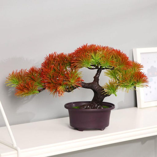 Бонсай искусственный в горшке «Дендроарт», 12×17 см, МИКС