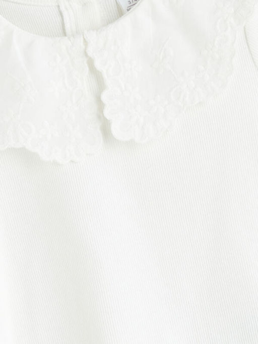 Bebe Yaka Nak??l? K?z ?ocuk Bluz