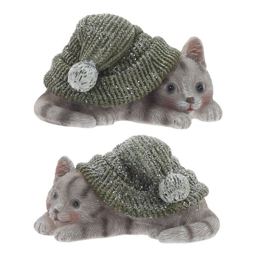 Фигурка декоративная "Котенок", L10 W6,5 H5,5 см, 2в.