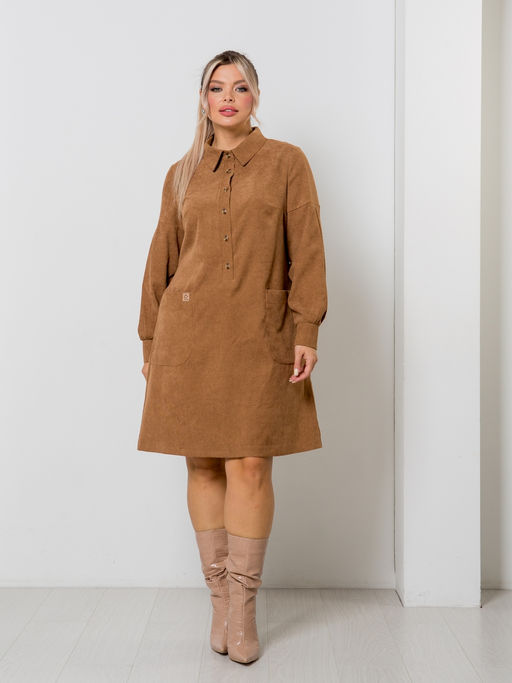 Платье 1374 из эластичного микровельвета - Novita фото 21