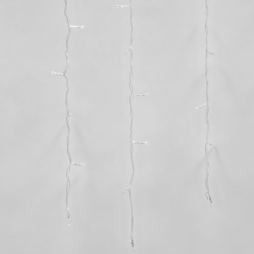ULD-C1510-160/DTA WARM WHITE IP20 Занавес светодиодный с контроллером, 1,5х1м. 160 светодиодов. Теплый белый свет. Провод прозрачный. TM Uniel.