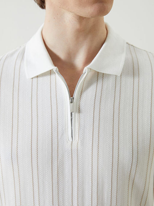 Polo Yaka ?izgili Erkek Ti??rt