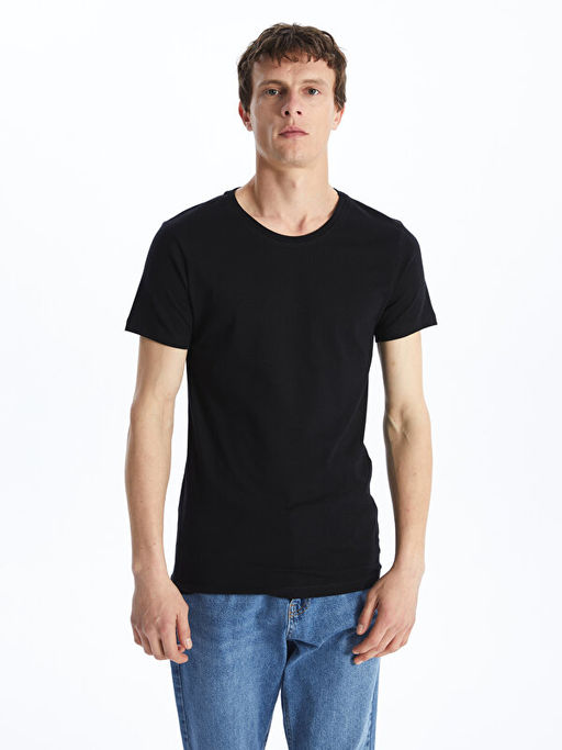 Bisiklet Yaka K?sa Kollu Erkek Ti??rt 2li