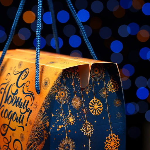 Цена за 5 шт. Подарочная коробка Новогодняя 14 х 9 х 20 см - Simaland фото 10