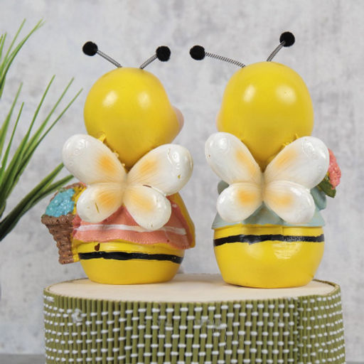 Цена за 2 шт. Фигурка Пчелка висячие ножки 20 см 2 штуки набор / 9864 /уп 60/ - Галеонтрейд фото 2