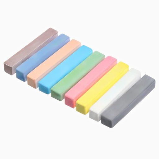 Цена за 5 шт. Мелки цветные школьные 9 шт. «Винни-Пух»