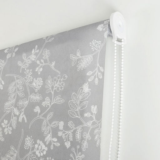Штора рулонная Цветенье, 120200 см (с учётом креплений 3,5 см), цвет серый - Simaland фото 2