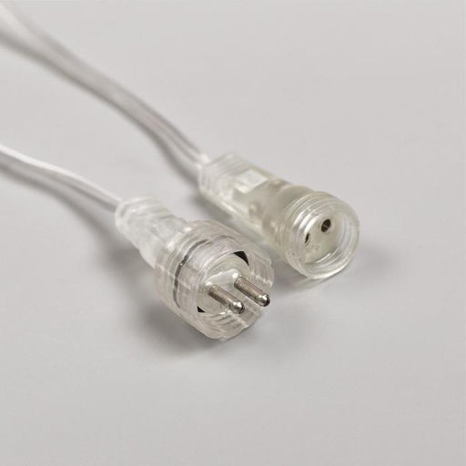 Гирлянда «Сосульки» 2.5×0.5 м, IP65, прозрачная нить, 288 LED, свечение тёплое белое с эффектом стекания, 12 В