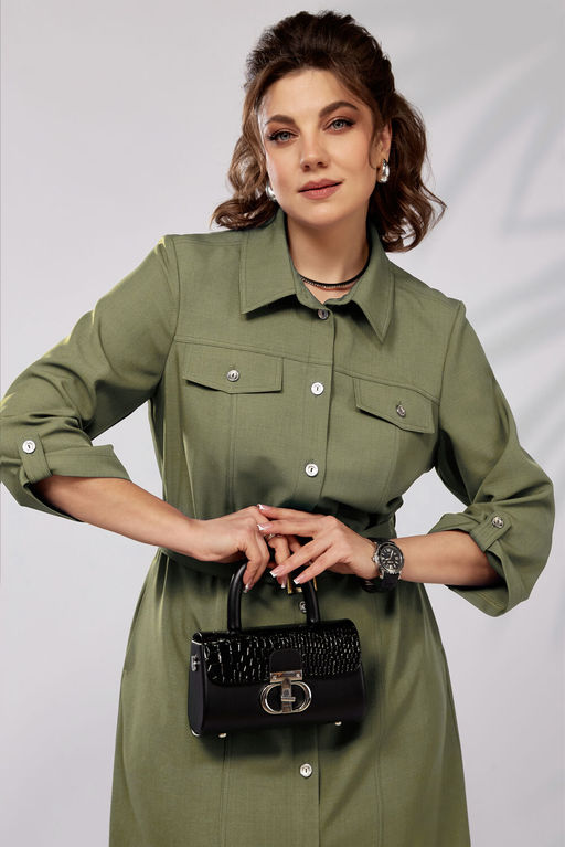Платье LADY SECRET 3768 оливковый