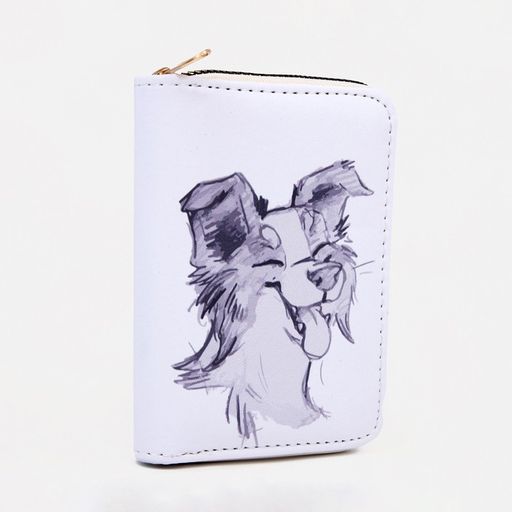 Кошелёк на молнии, цвет белый - Simaland фото 4