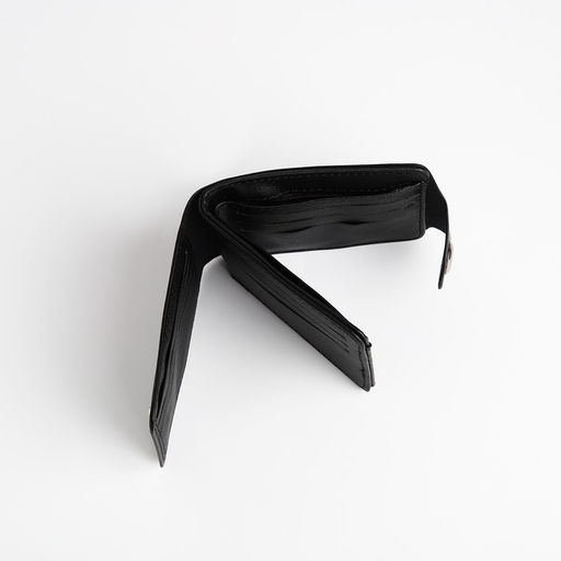 Портмоне мужское на магните, отдел для купюр, для карт, для монет, цвет чёрный - Simaland фото 4