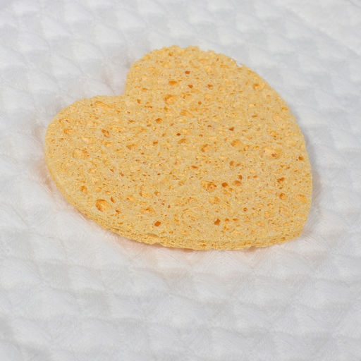 Цена за 2 шт. Спонж для умывания Сердце, 8.5?7.5 см, МИКС - Qf фото 4