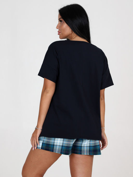 641 шорты Пижама (Синяя клетка) - А-дина фото 5