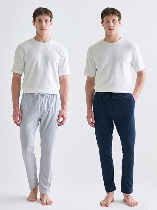 Standart Kal?p Erkek Pijama Alt 2li