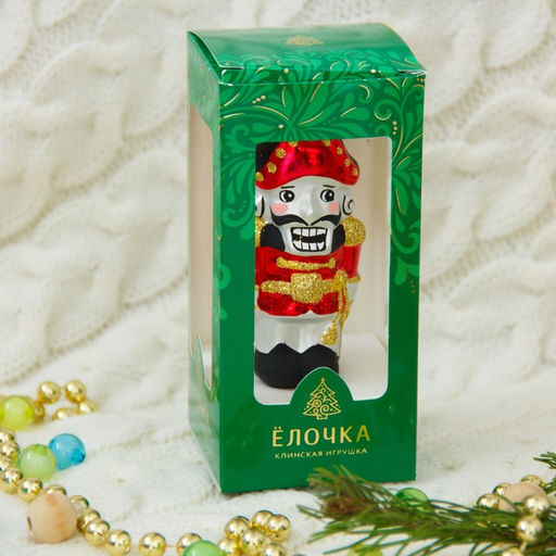 Ёлочная игрушка «Щелкунчик» h=11 см