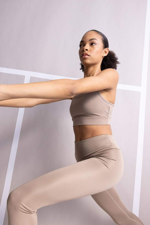 Спортивный бюстгальтер DeFactoFit с воротником-халтером  фото 2