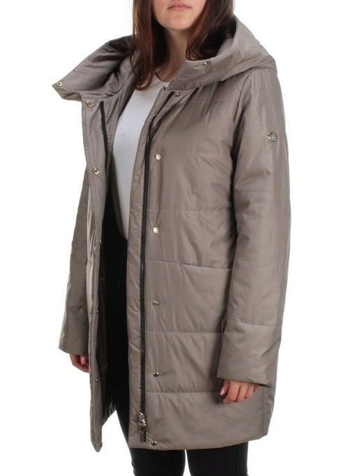 22225 DK.BEIGE Куртка демисезонная женская (100 гр. синтепон) - Фабричный китай фото 9