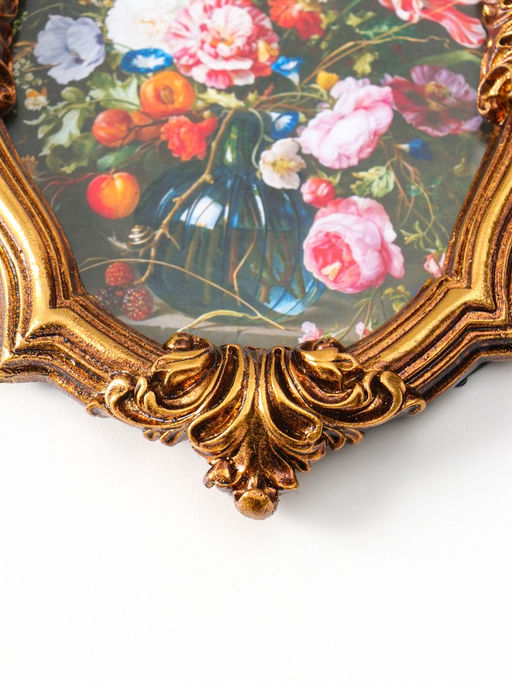 Фоторамка для фото 11×16 см «Графиня», полистоун под золото, 2.5×18×13 см