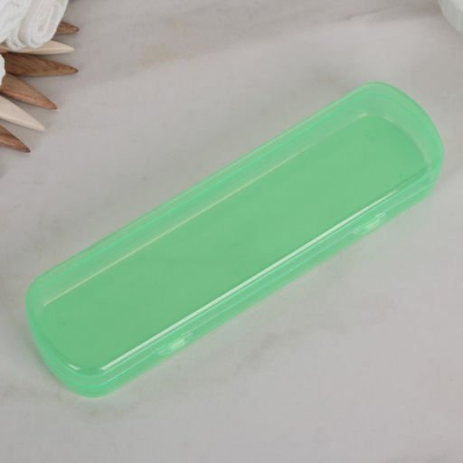 Цена за 2 шт. Футляр для зубной щётки и пасты, 21×6×3 см, МИКС