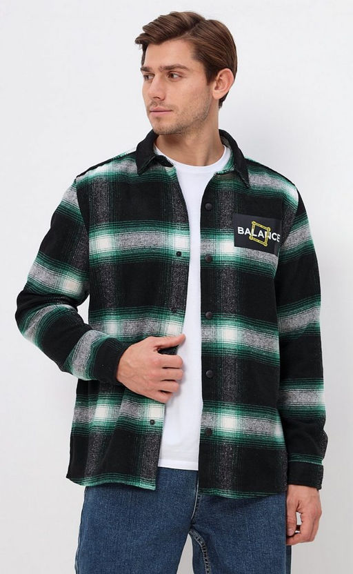 Рубашка фланель TP321-0480 green - Primm фото 2