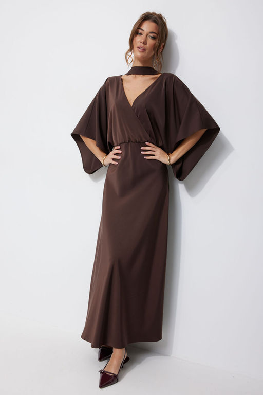 Платье LYUSHe 4252 коричневый  фото 2