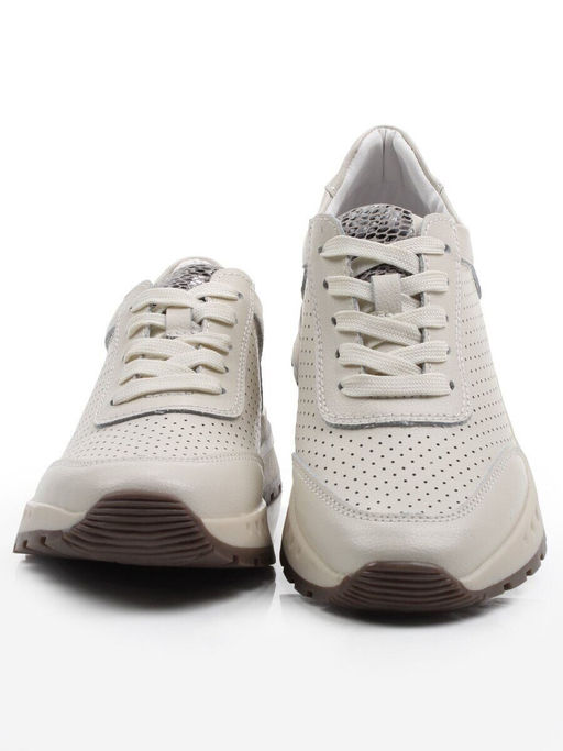 03-C210-2A BEIGE Кроссовки летние женские (натуральная кожа)