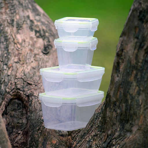 Контейнер из полипропилена Fresh Loсk 1л, 18х11,5х6,5см, герметичный, силиконовый уплотнитель, ручки-клипсы, прозрачный, подходит для СВЧ (Россия) - Домашняя мода фото 6