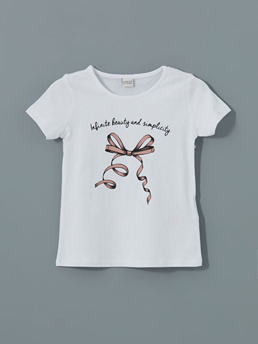 Bisiklet Yaka K?z ?ocuk Ti??rt ve ?ort