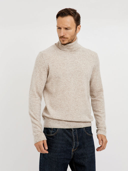 водолазка мужская базовая из шерсти - Glenfield фото 3